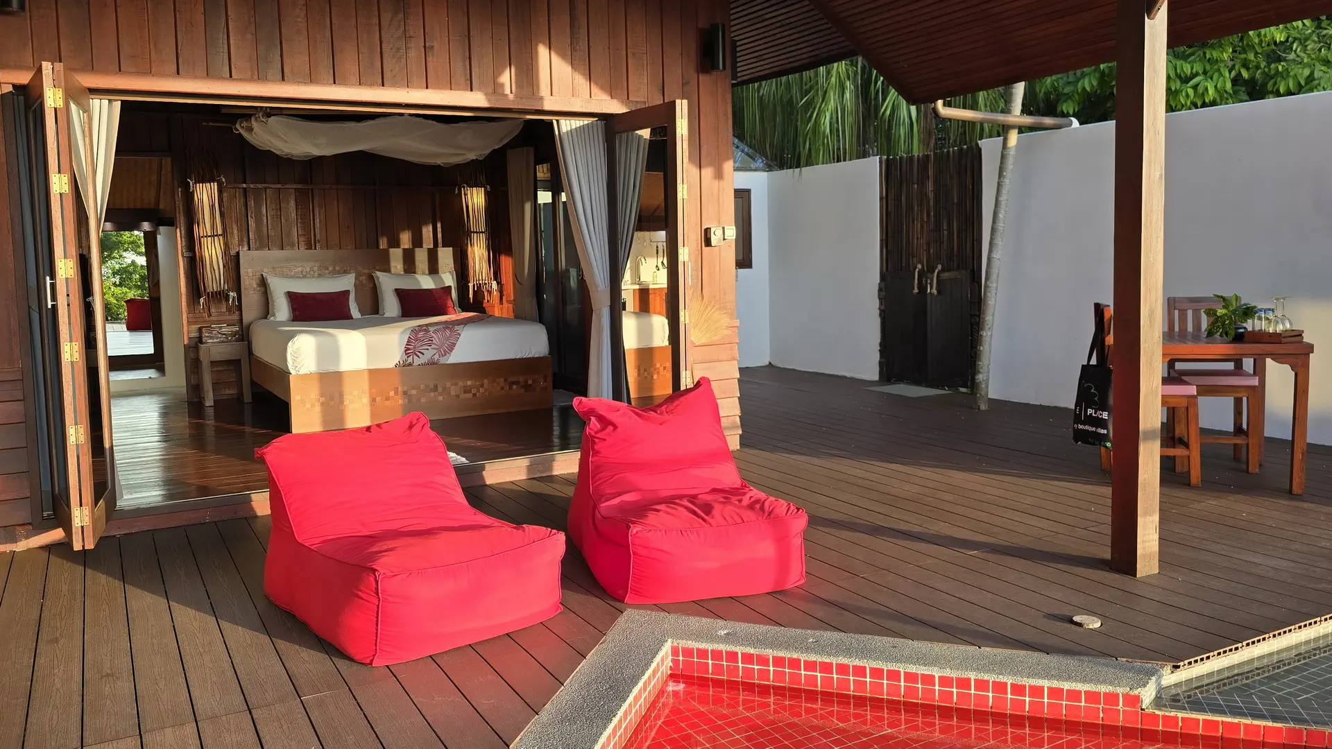 Balcony view from Honeymoon Villa at The Place Koh Tao